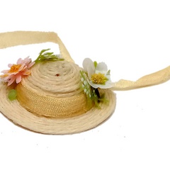 Image of <b>NEW:</b> OOAK Straw Hat